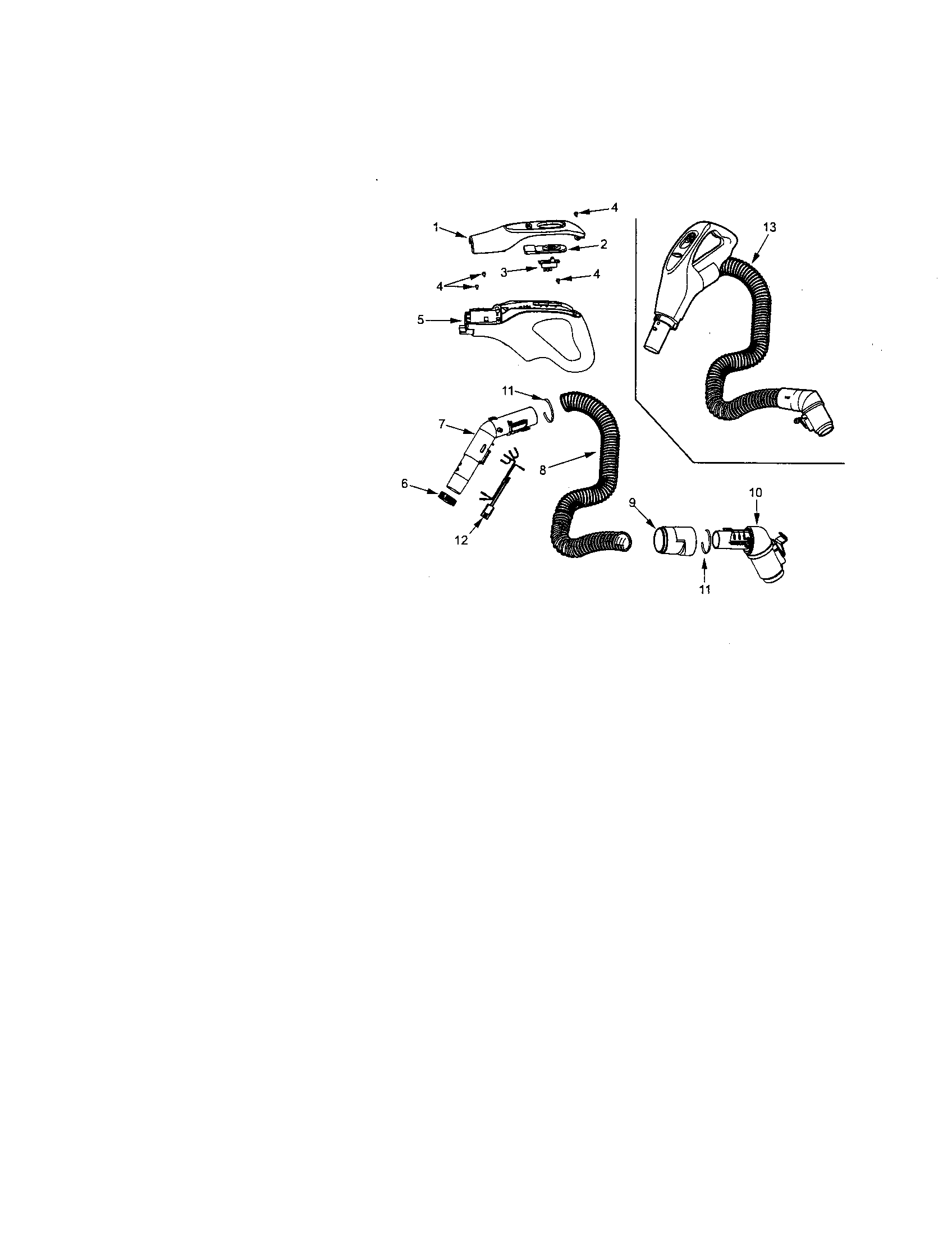 Kenmore 11625512502 hose diagram