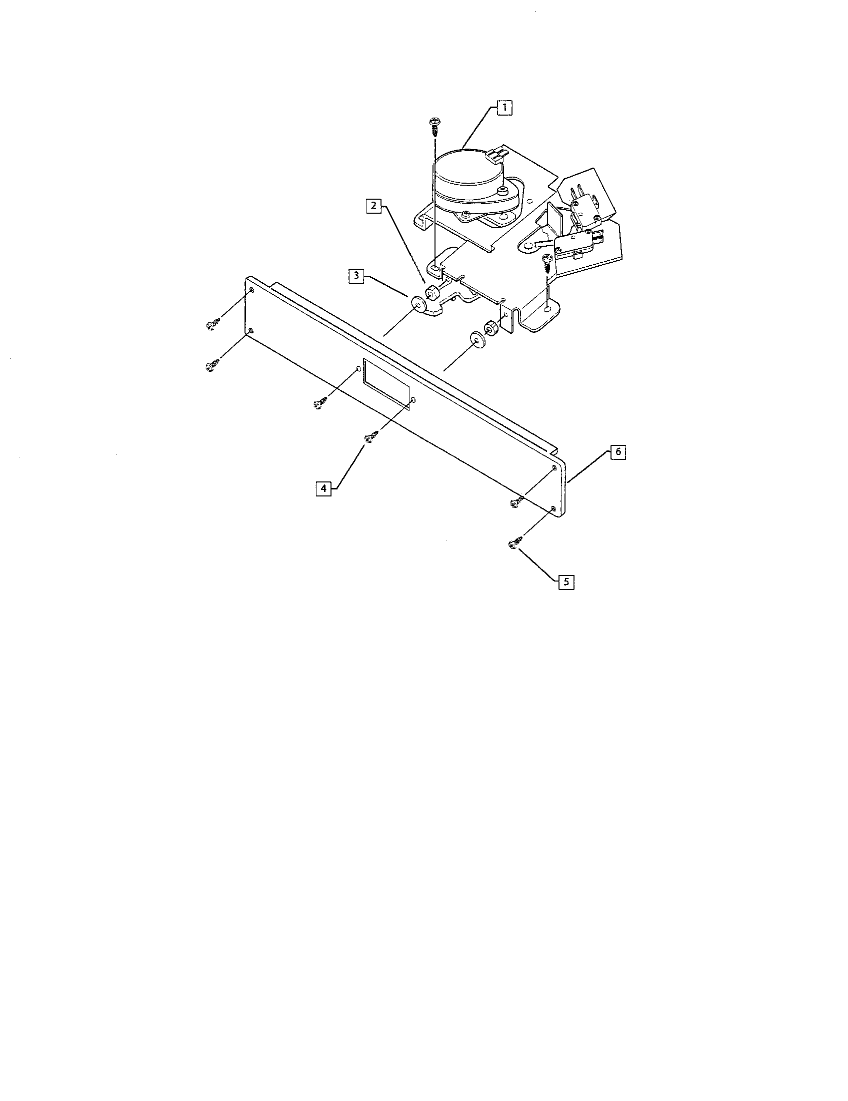 DCS RGSC-305BK motorized latch assembly diagram
