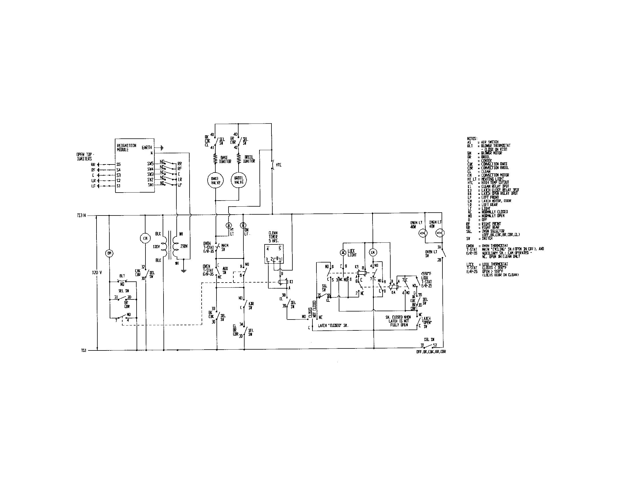 DCS RGSC-305BK wiring schematic diagram
