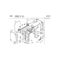 Bosch SHY66C06UC/14 tank assembly diagram