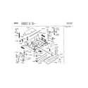 Bosch SHY66C06UC/14 base assembly diagram