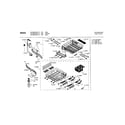 Bosch SHY66C06UC/14 rack assembly diagram