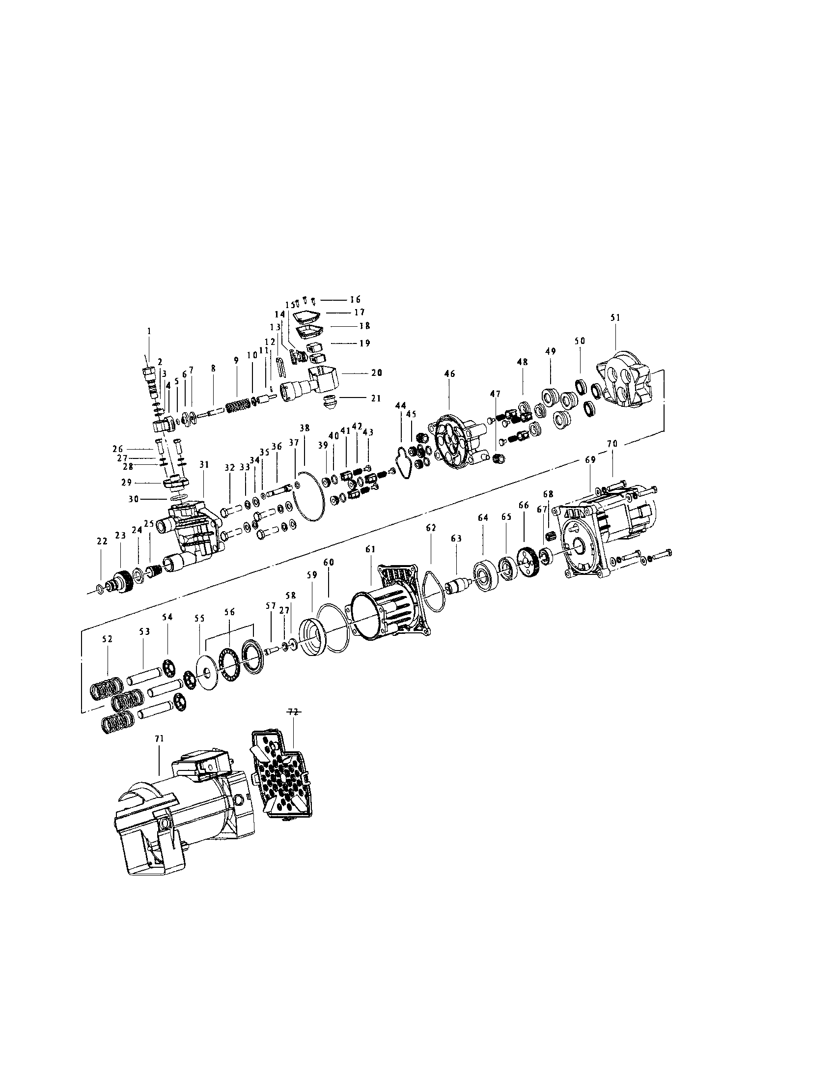 McCulloch AH130B device housing - 622-t13002b diagram