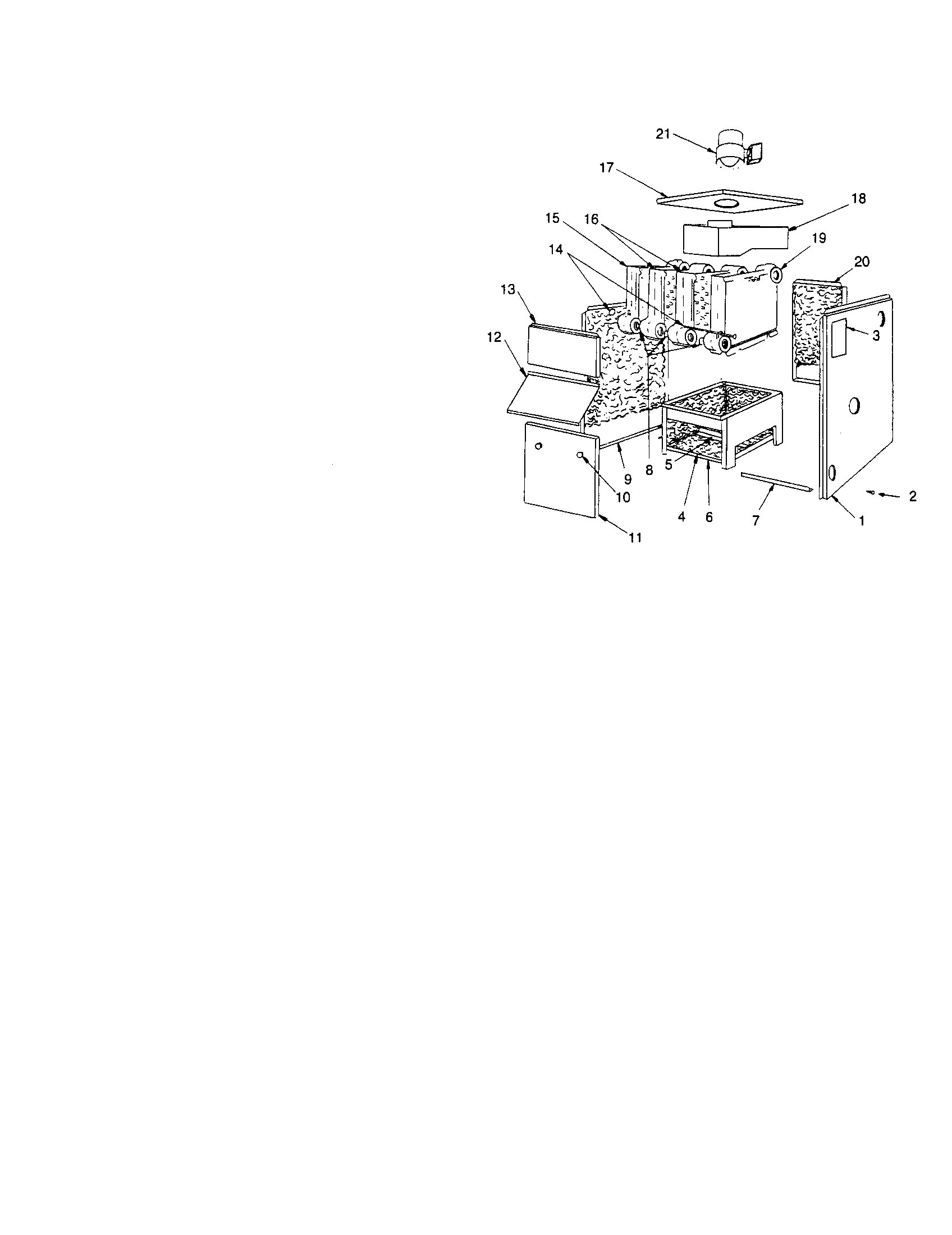Kenmore 229960031 jacket-section/base parts diagram