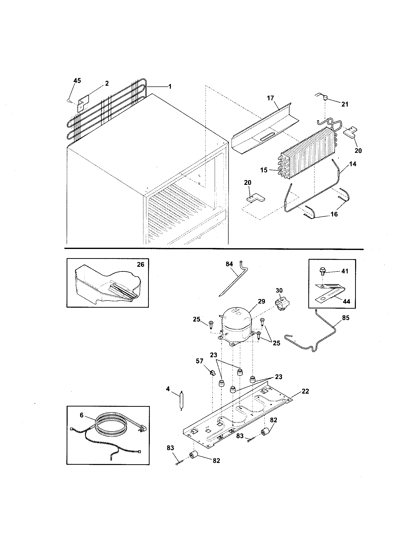 Kenmore 25360882407 system diagram