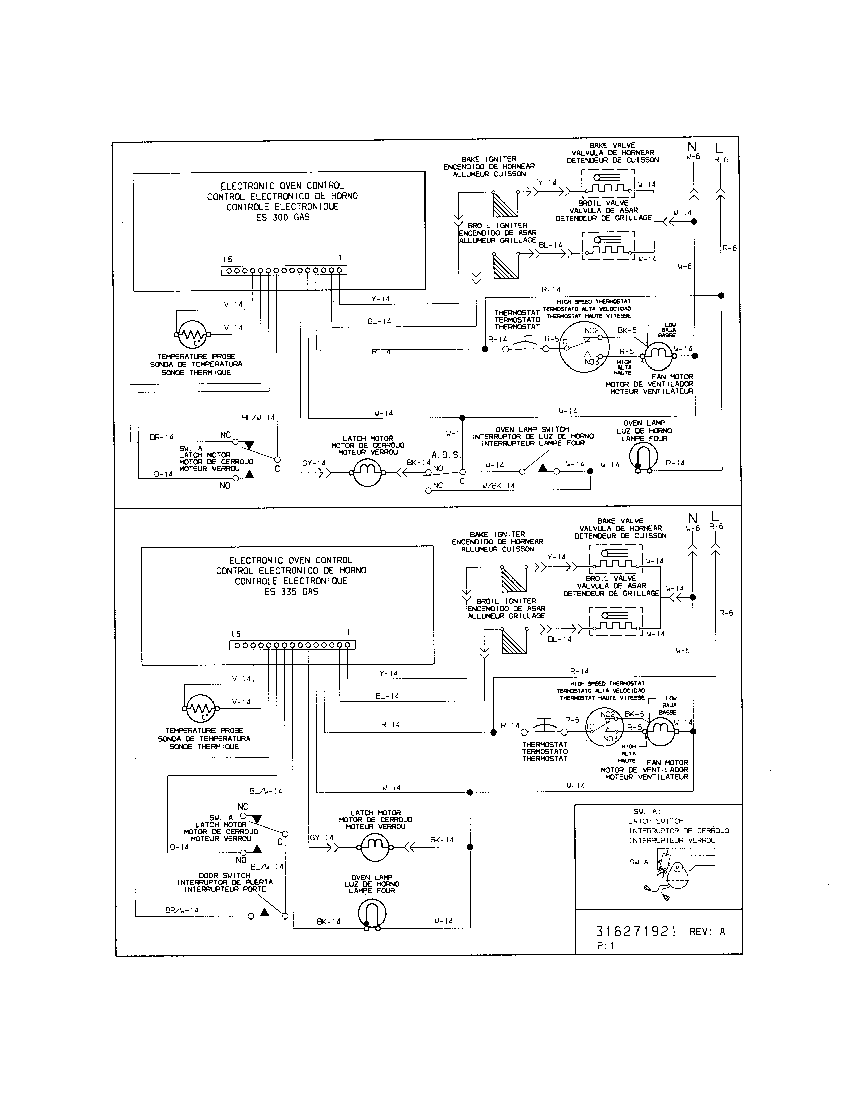 Frigidaire CFGS365EB1 wiring diagram diagram