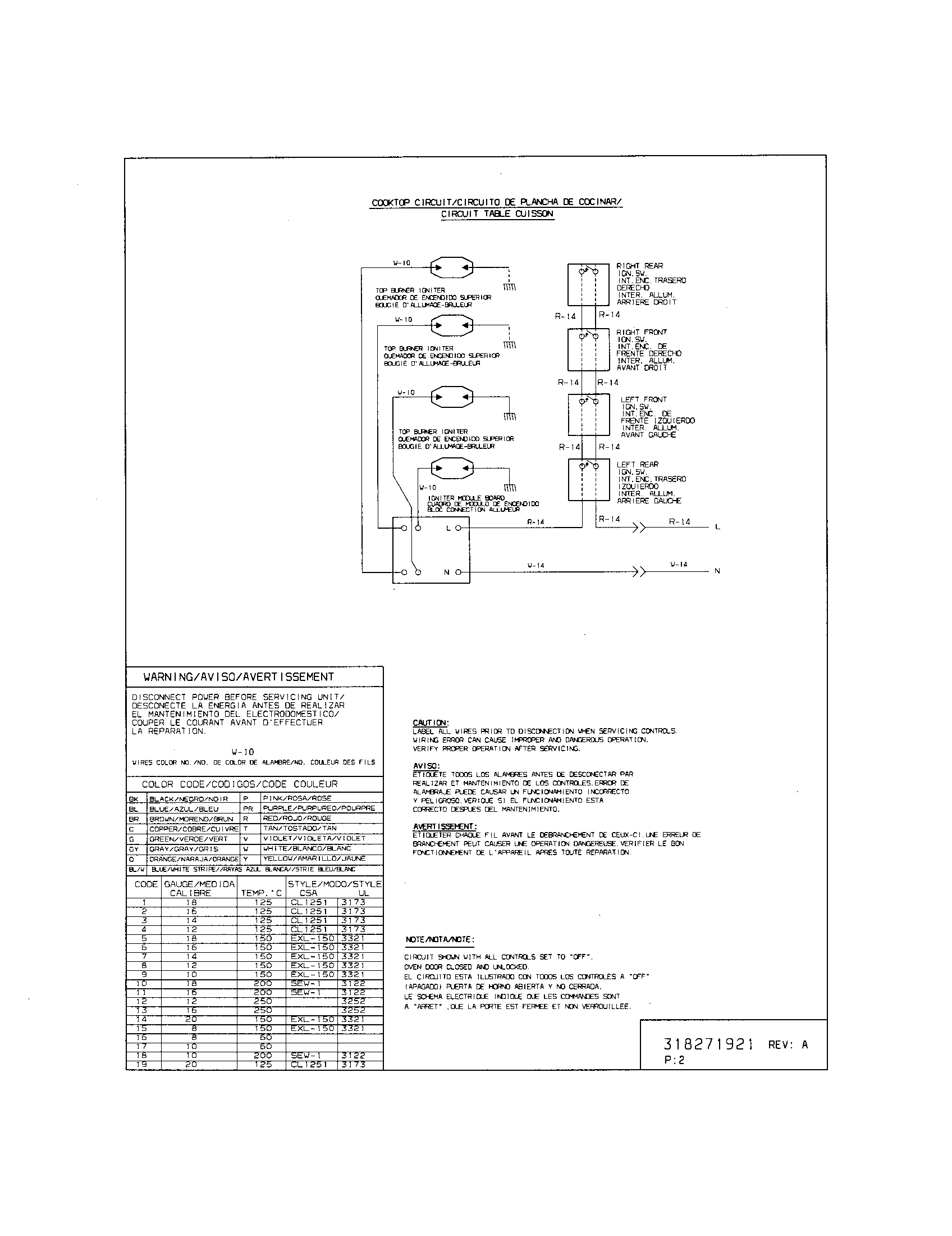 Frigidaire CFGS365EB1 wiring diagram diagram