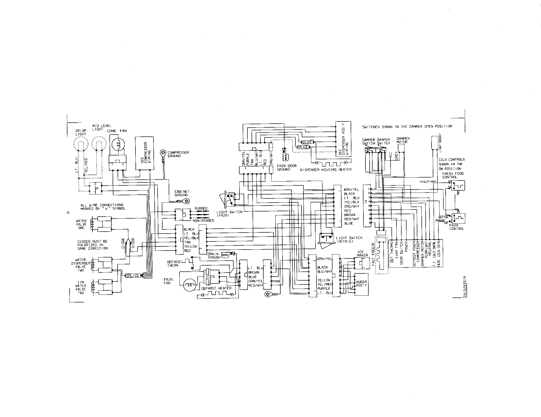 Frigidaire GS23HSZDPB6 wiring diagram diagram