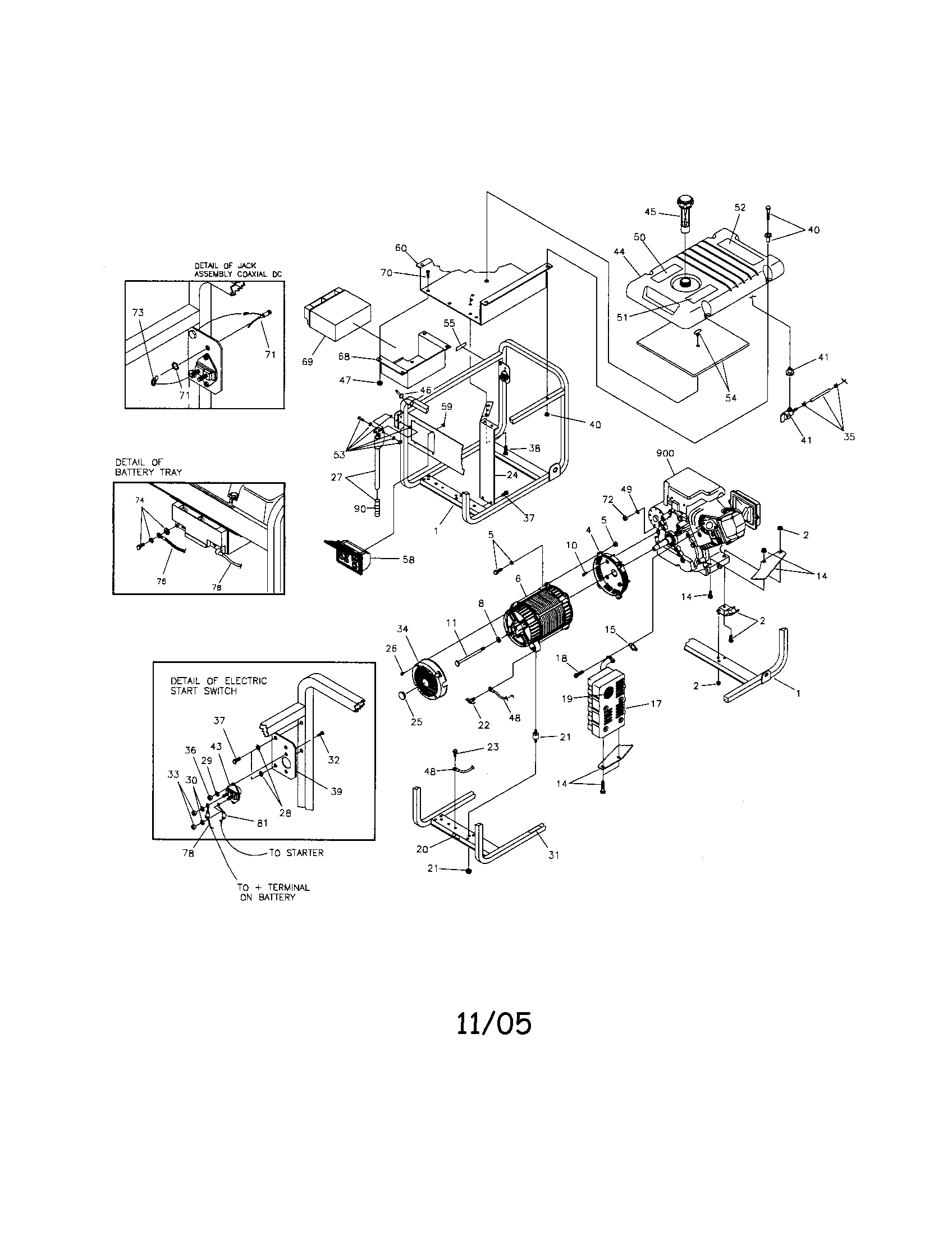 Craftsman 580326301 main unit diagram