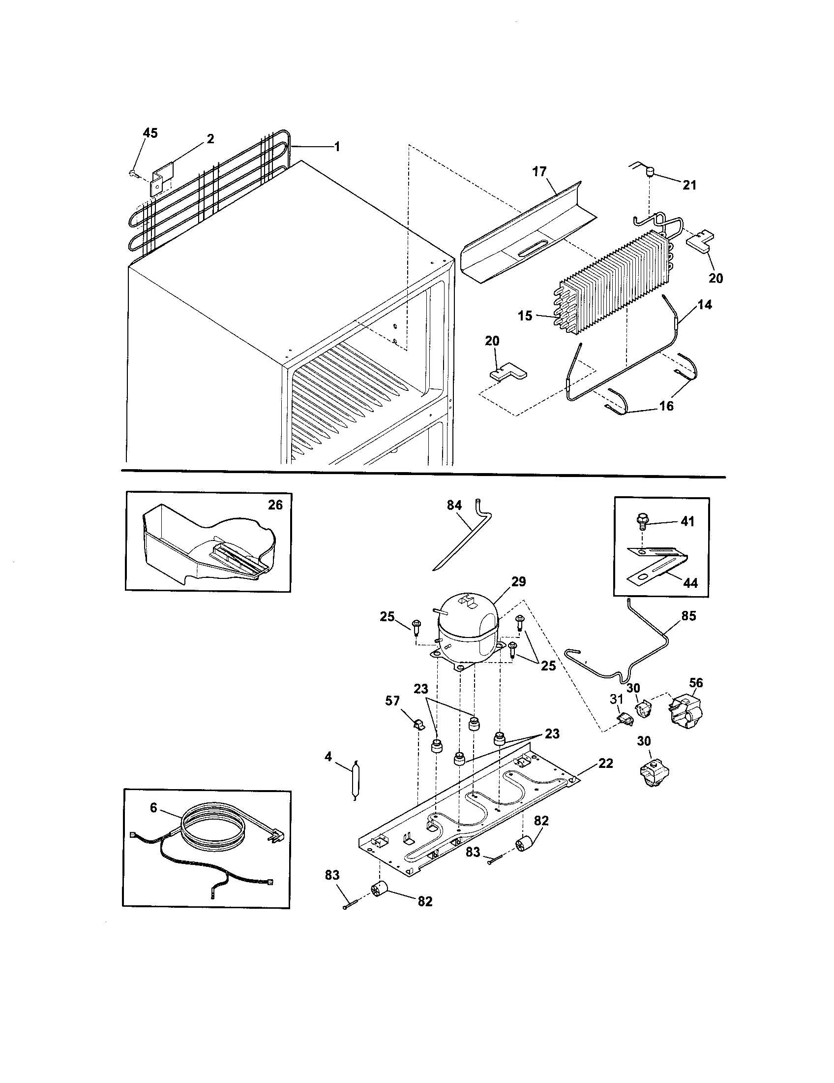 Crosley CRTE151AQ5 system diagram