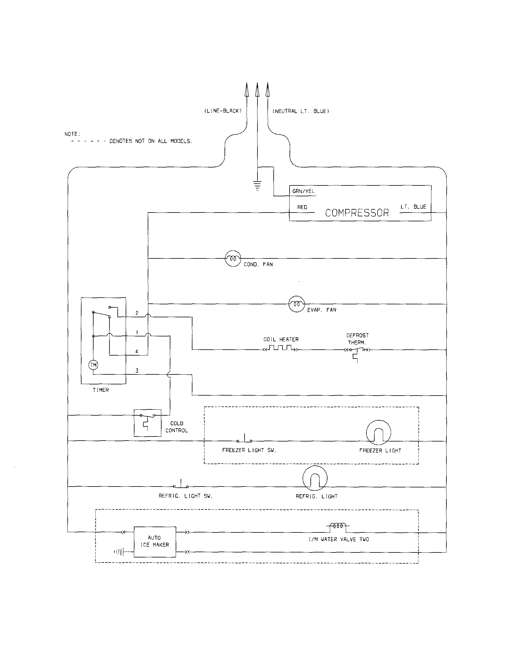 Crosley CRTE151AQ5 wiring schematic diagram