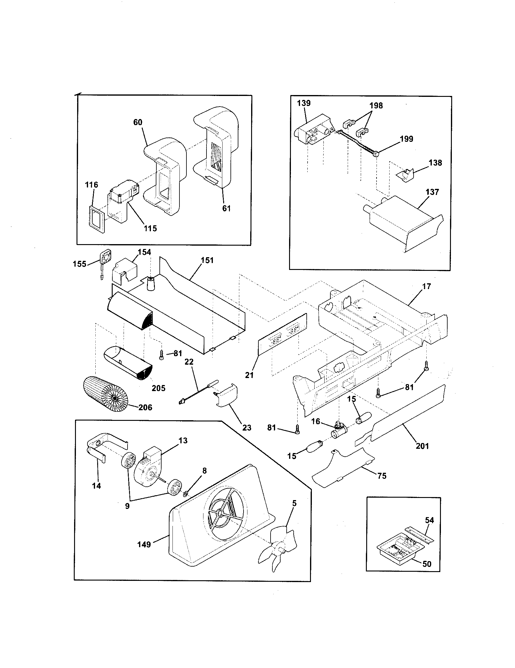 Kenmore Elite 25344382402 controls diagram