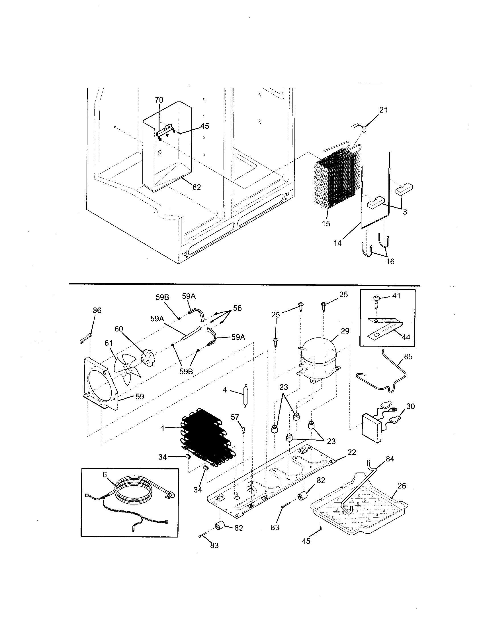 Kenmore Elite 25344382402 system diagram
