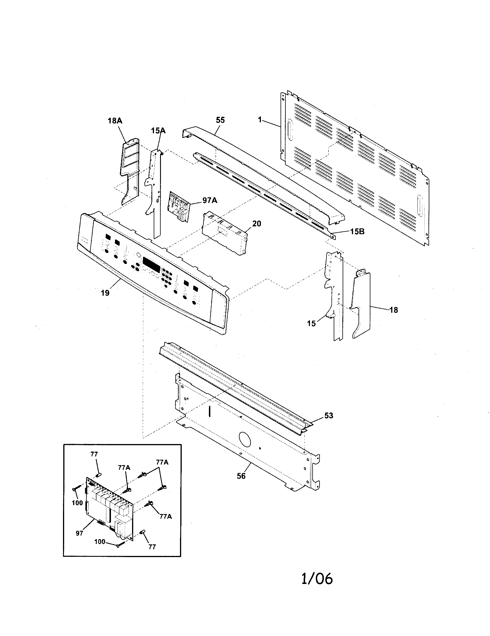 Kenmore Elite 79099124409 backguard diagram