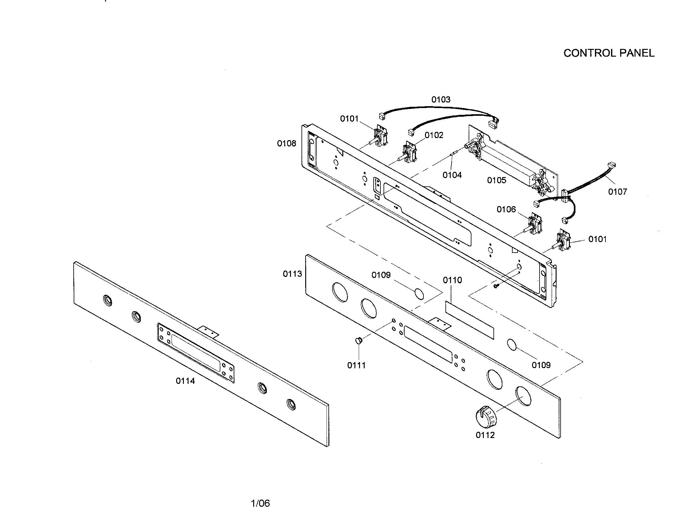 Bosch HBL5056AUC/01 control panel diagram