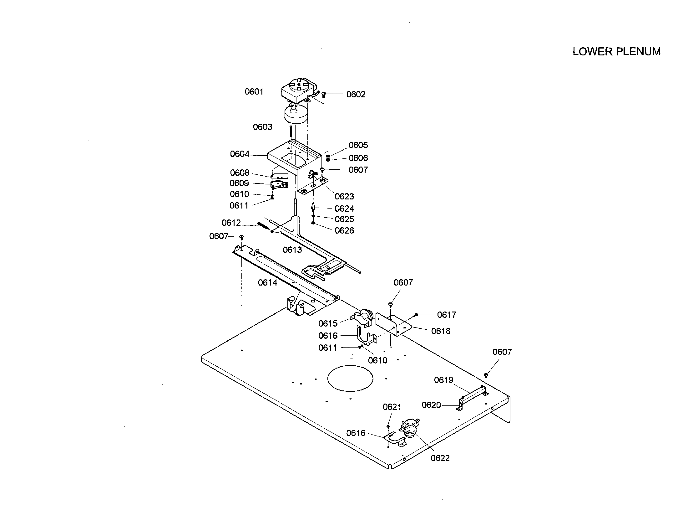 Bosch HBL5056AUC/01 lower plenum diagram