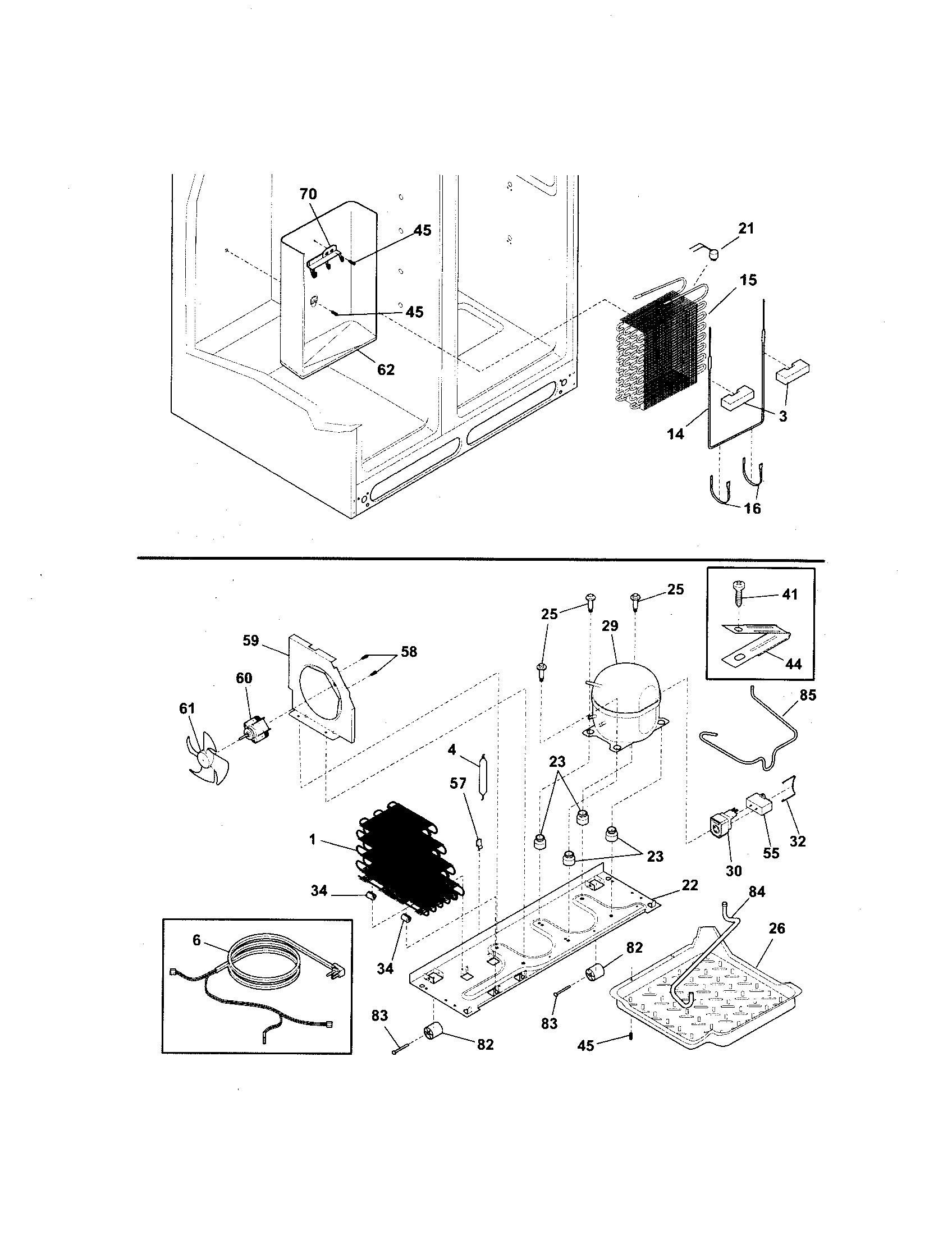 Kenmore 25356282407 system diagram