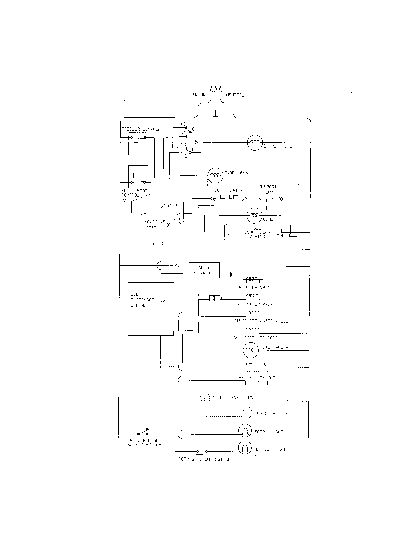 Kenmore 25356282407 wiring schematic diagram