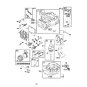 Craftsman 917385350 cylinder/crankshaft/sump-engine diagram