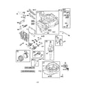 Briggs & Stratton 123K02-0541-E1 cylinder/crankshaft/sump-engine diagram