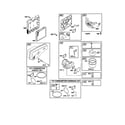 Briggs & Stratton 123K02-0541-E1 carburetor/muffler diagram