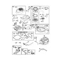 Briggs & Stratton 123K02-0541-E1 blower housing/rewind starter diagram