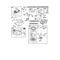 Craftsman 917378932 rewind-starter/blower housing diagram