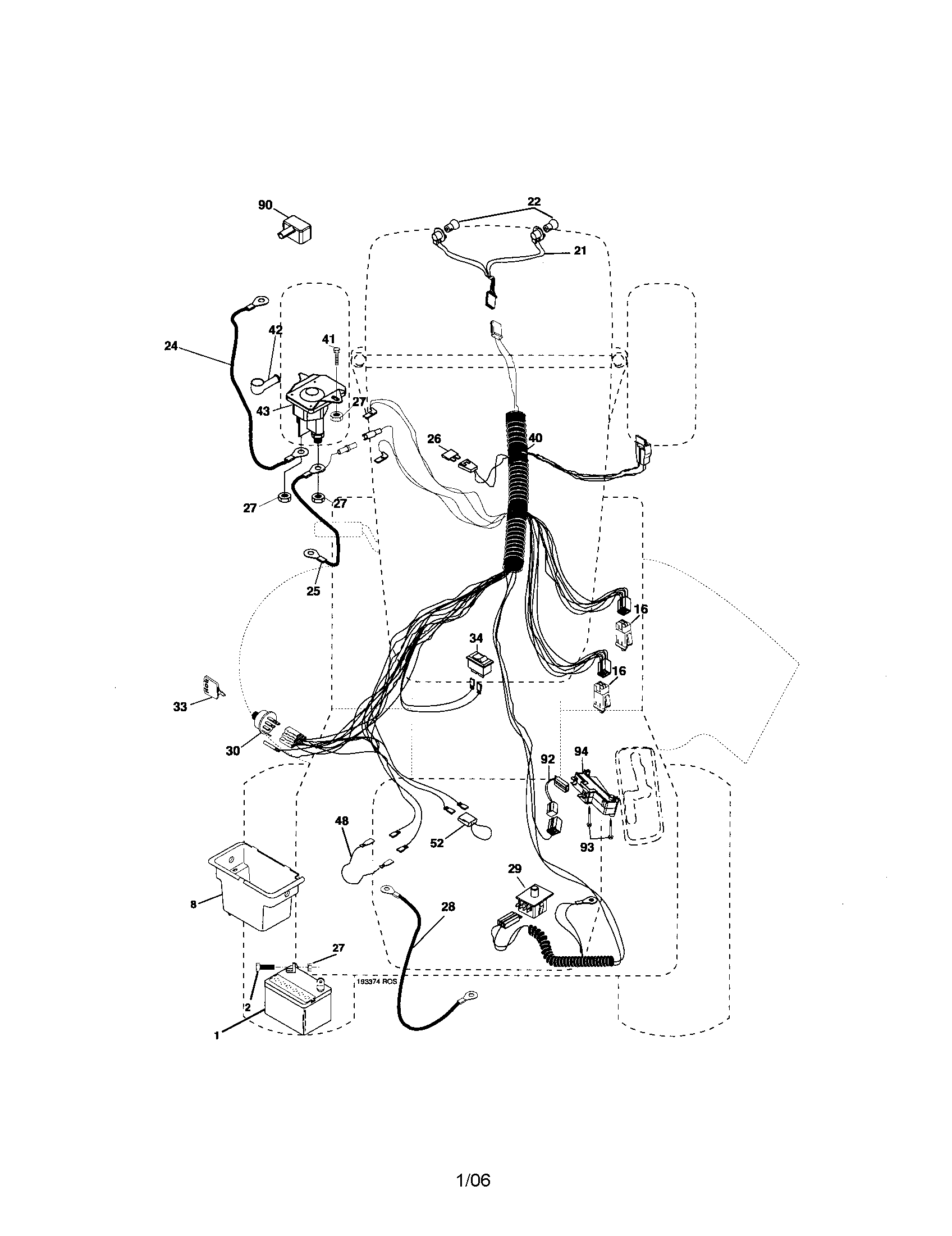 Craftsman 917276390 electrical diagram