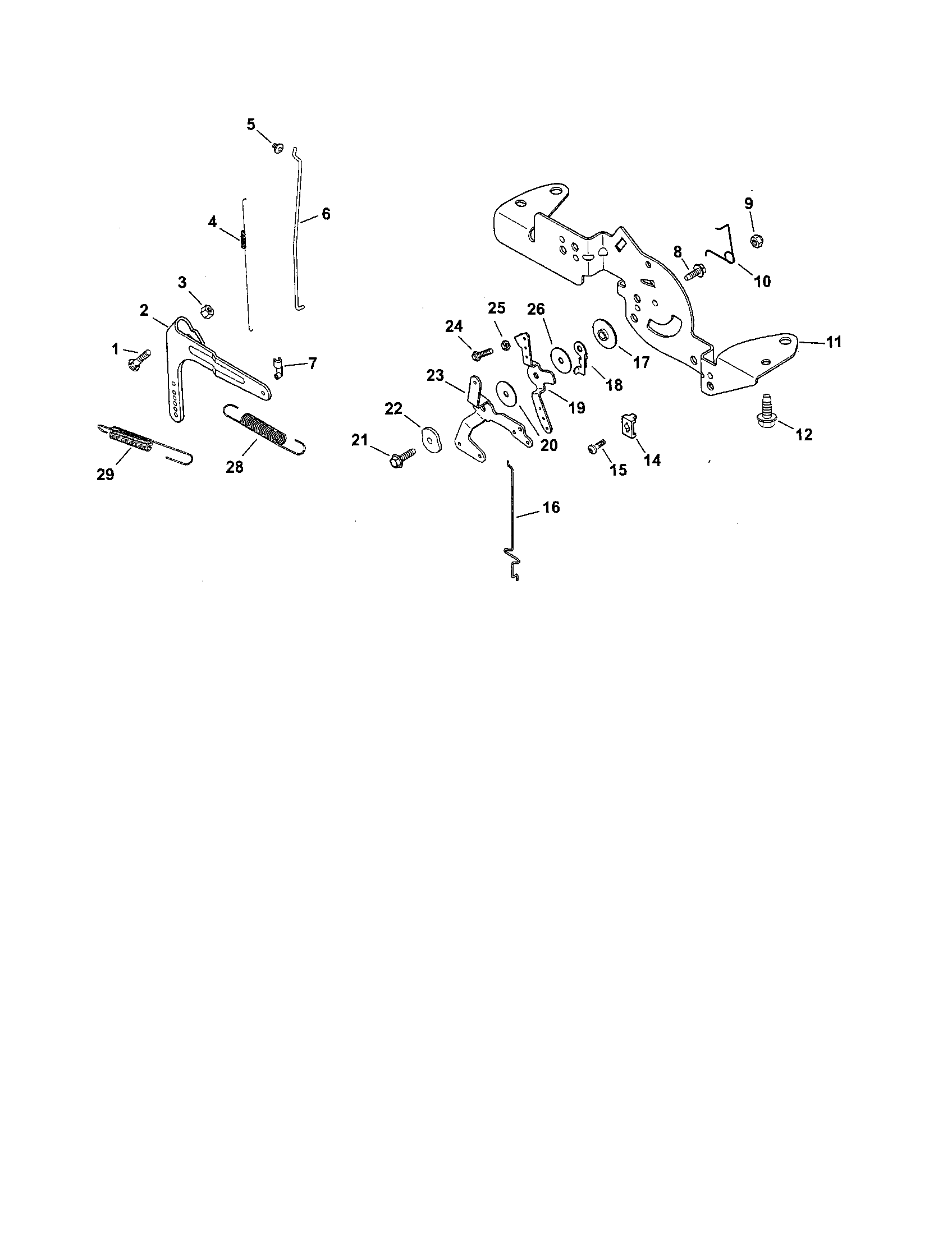 Craftsman 917276922 engine controls diagram