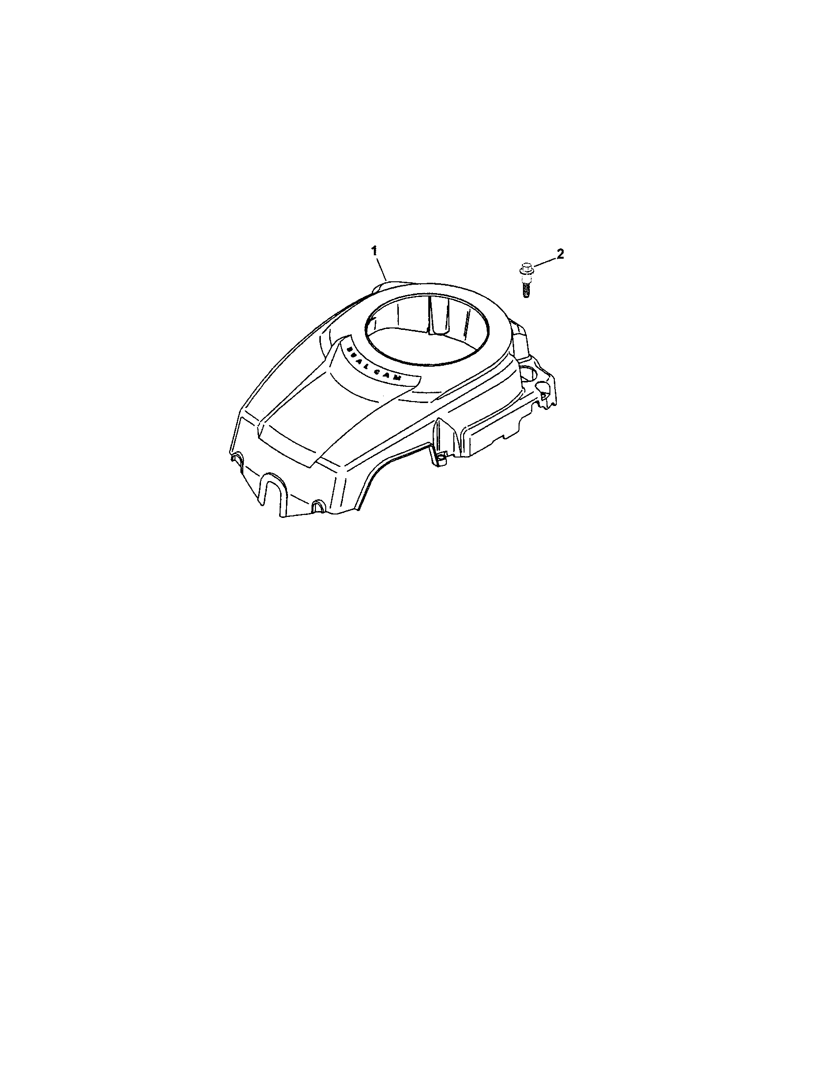 Craftsman 917287341 blower housing and baffles diagram