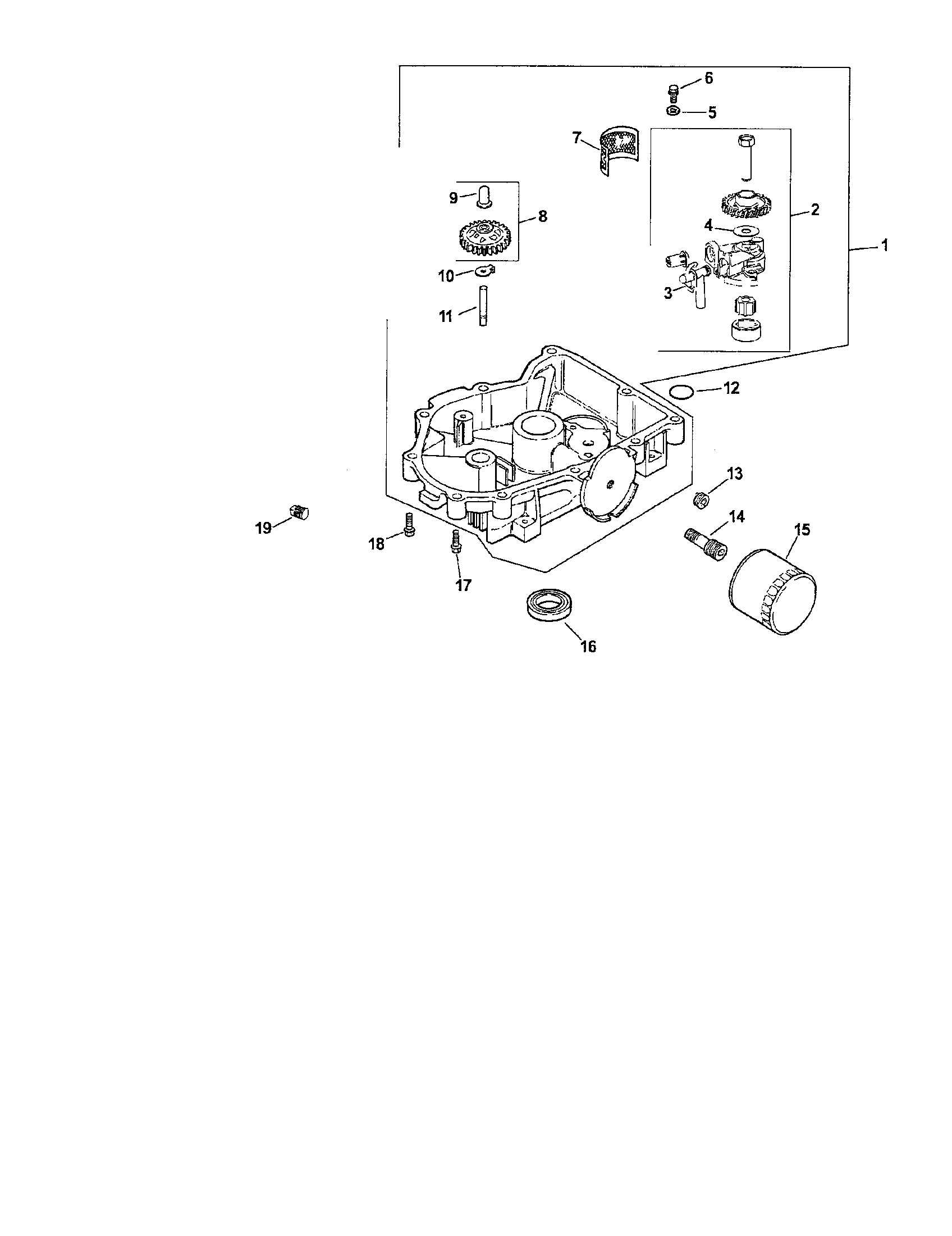 Craftsman 917276090 oil pan / lubrication diagram