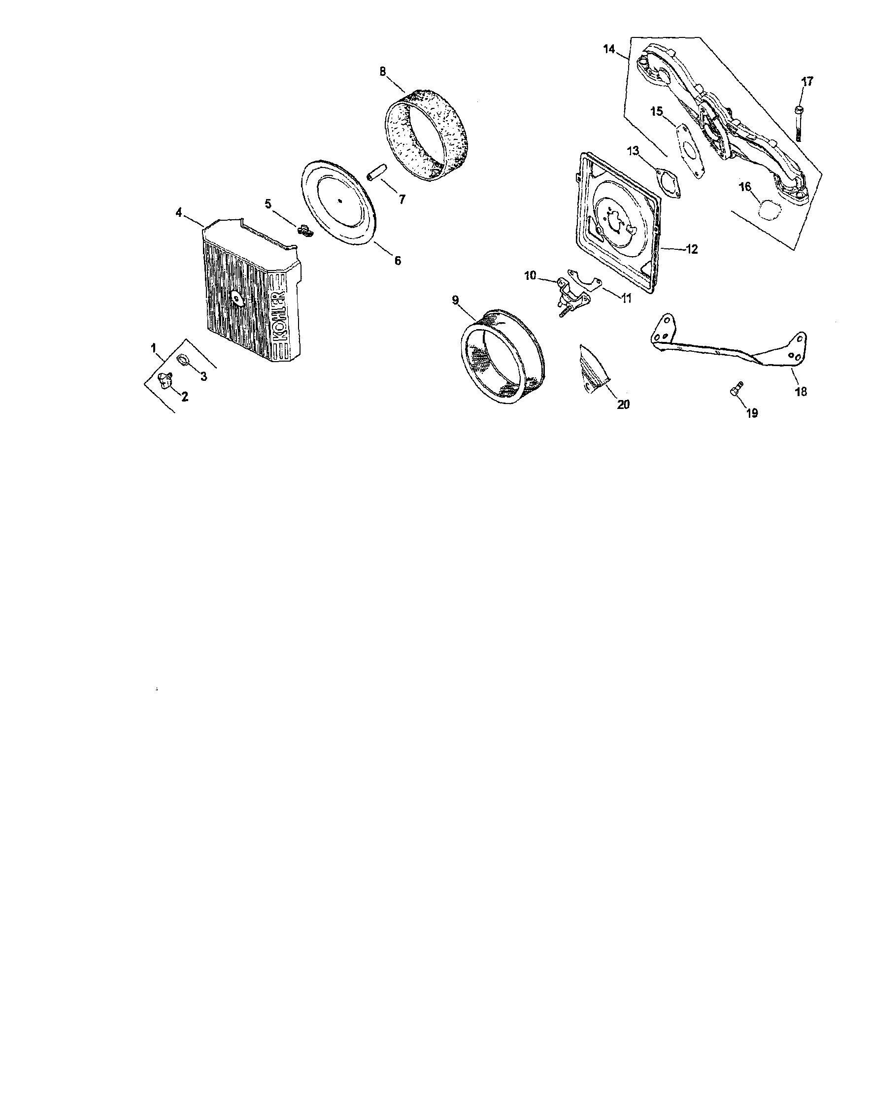 Craftsman 917276090 air intake diagram