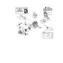 Craftsman 358796110 crankcase/muffler/gasket set diagram