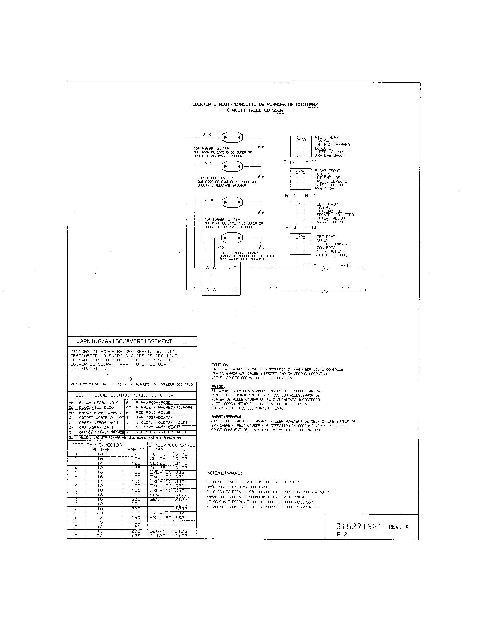 Frigidaire FGS365EQB wiring diagram diagram