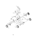 Troybilt 12AG836E711 wheel assembly diagram
