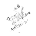 Troybilt 12AV565Q711 wheel assembly diagram