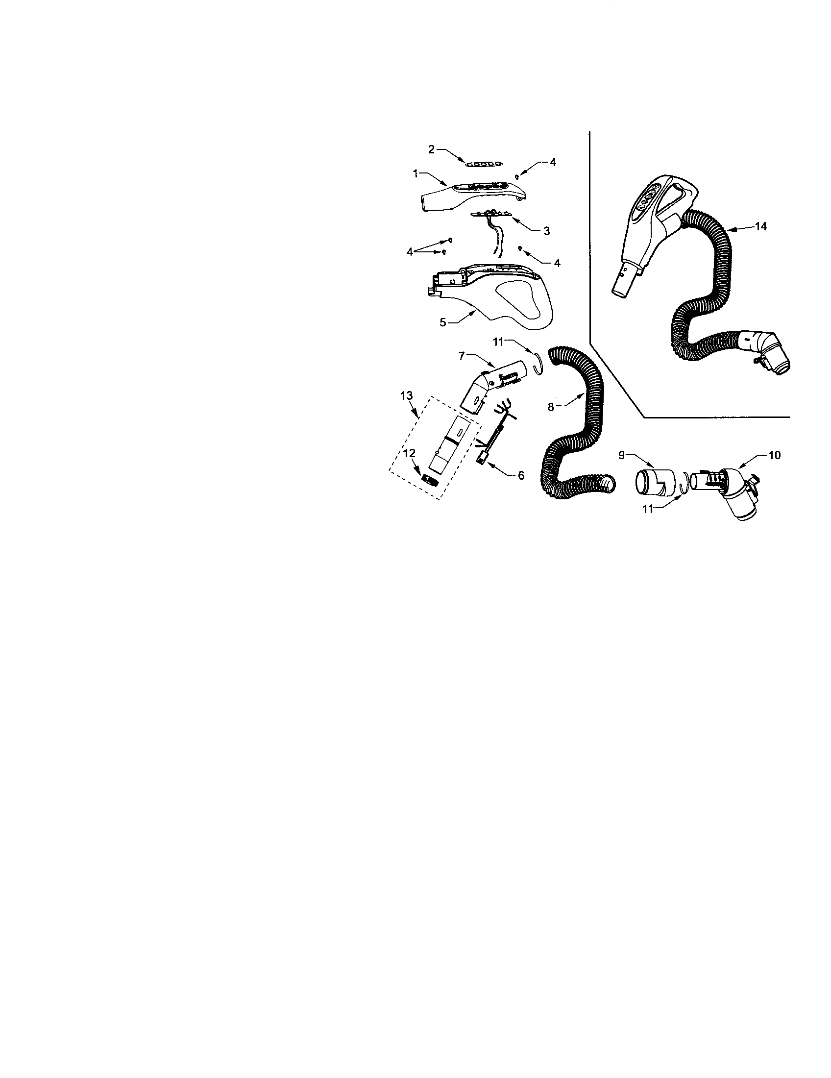 Kenmore 11625915507 hose diagram
