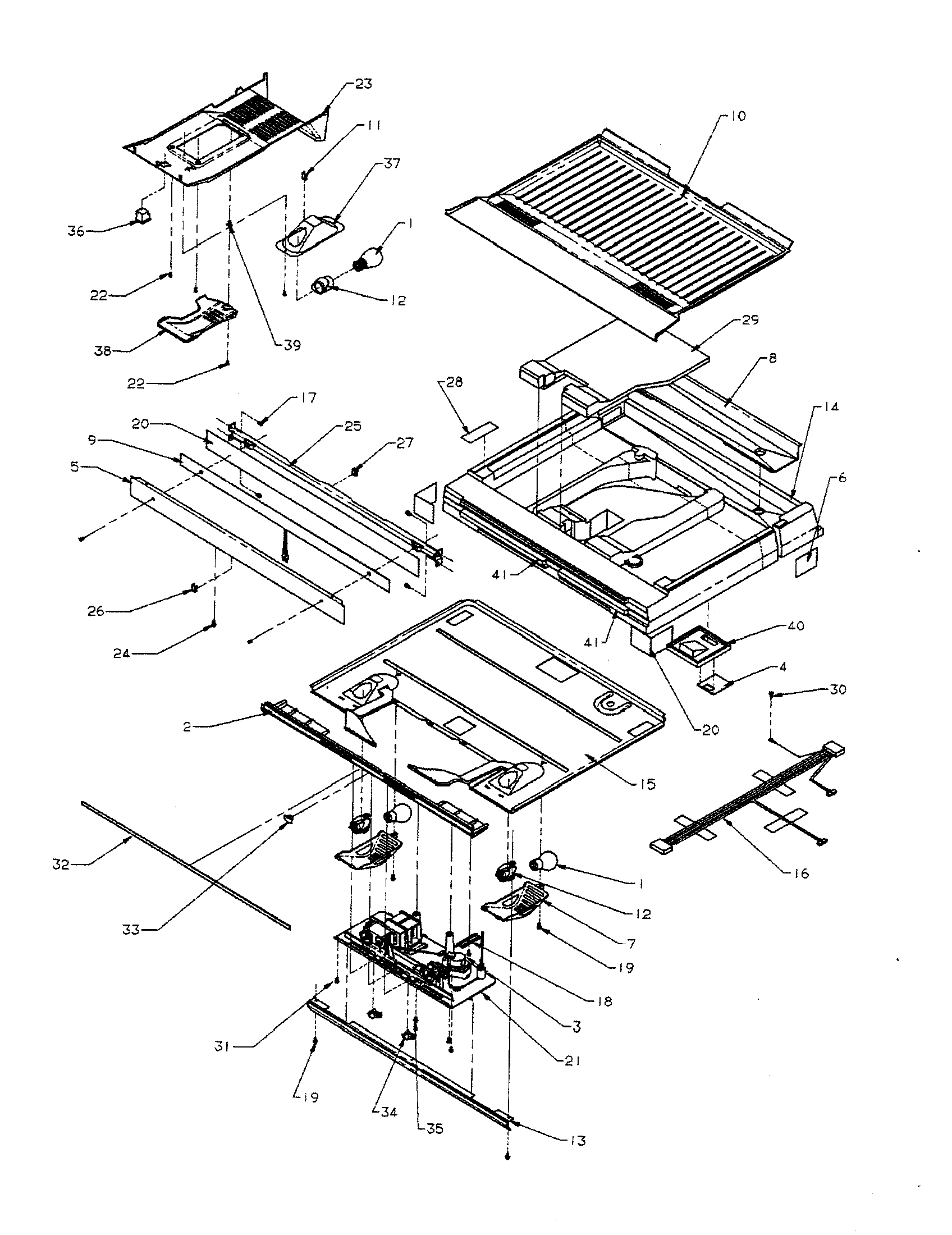 Amana TA18R3-P1181705WW divider block diagram