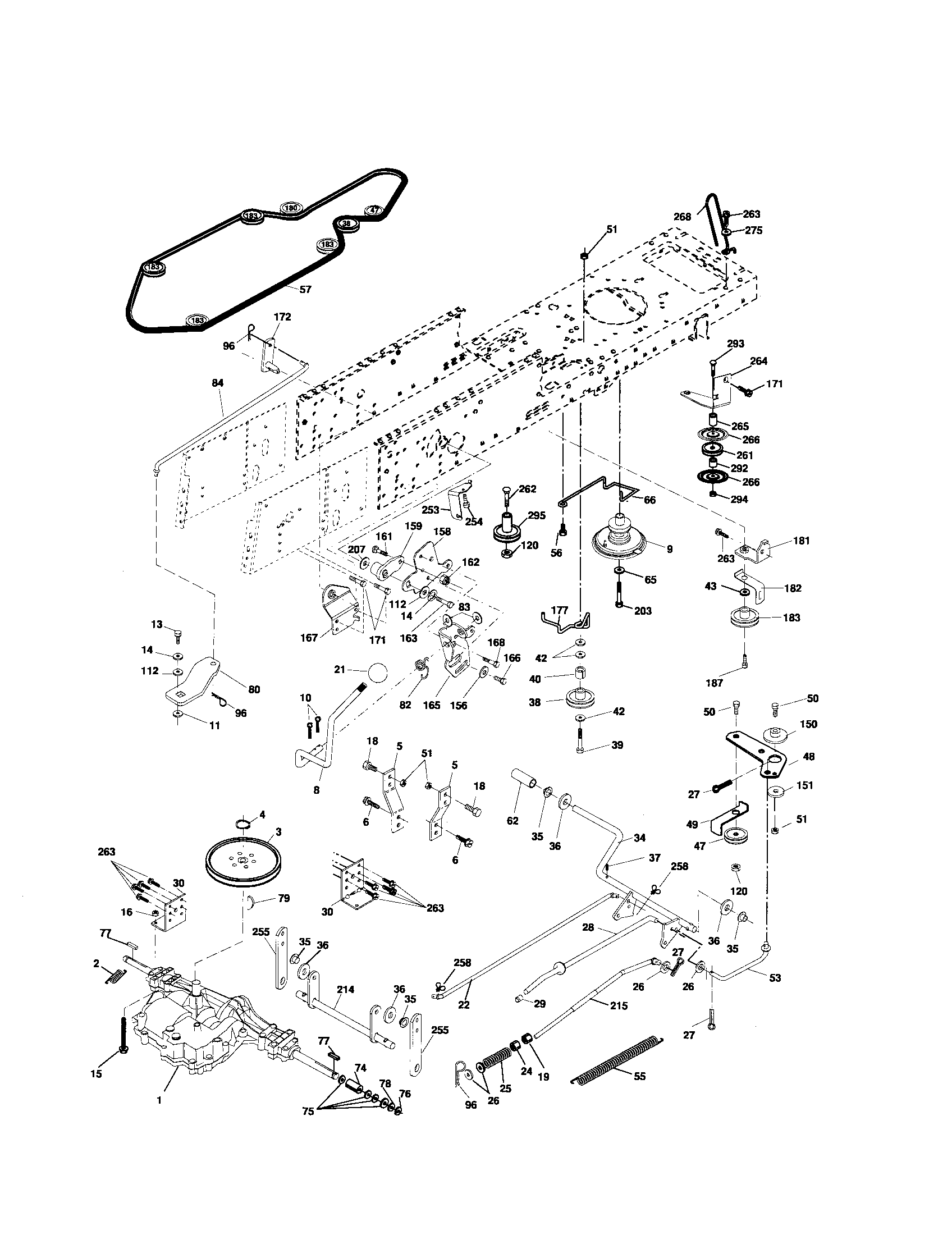 Craftsman 917274290 drive diagram