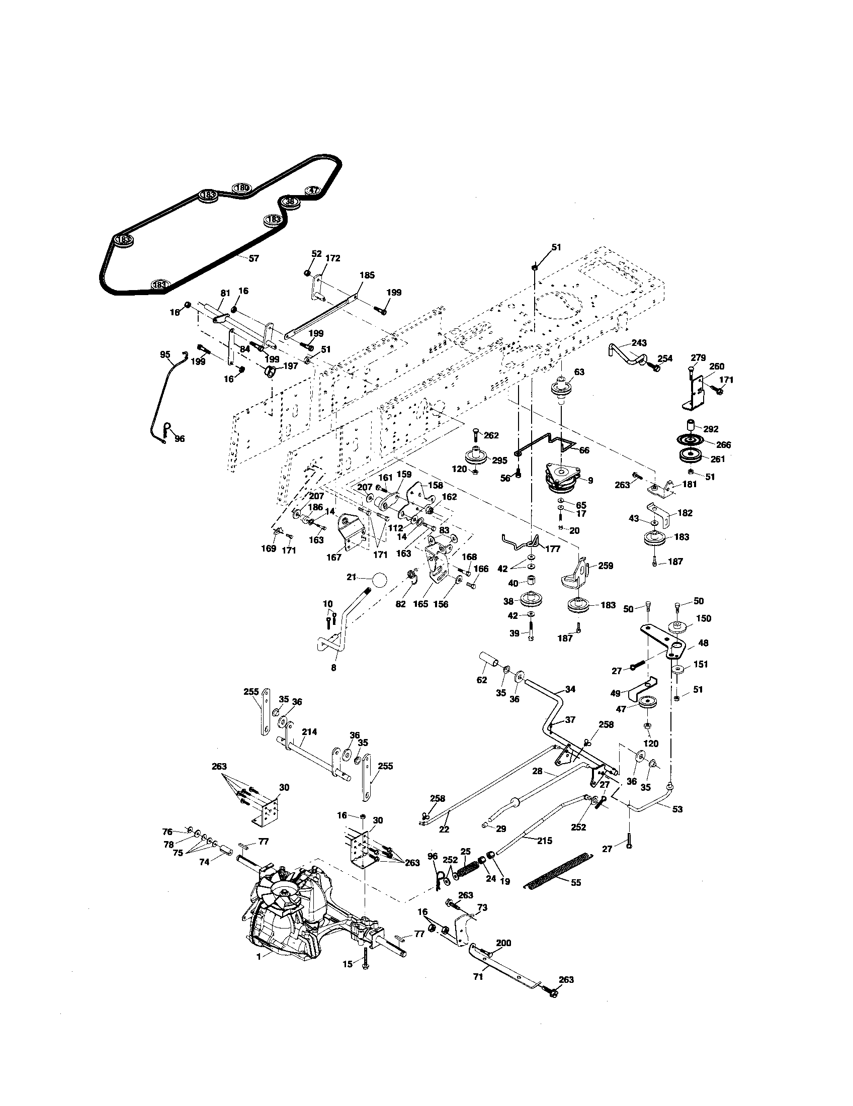 Craftsman 917274460 drive diagram