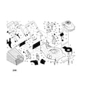 Craftsman 917370730 handle/engine/bag/deck diagram