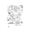 Craftsman 917370711 cylinder/crankshaft/sump-engine diagram