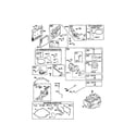 Briggs & Stratton 125K02-0654-E1 carburetor/short-block diagram
