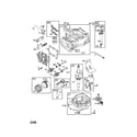 Craftsman 917388971 cylinder/crankshaft/sump-engine diagram