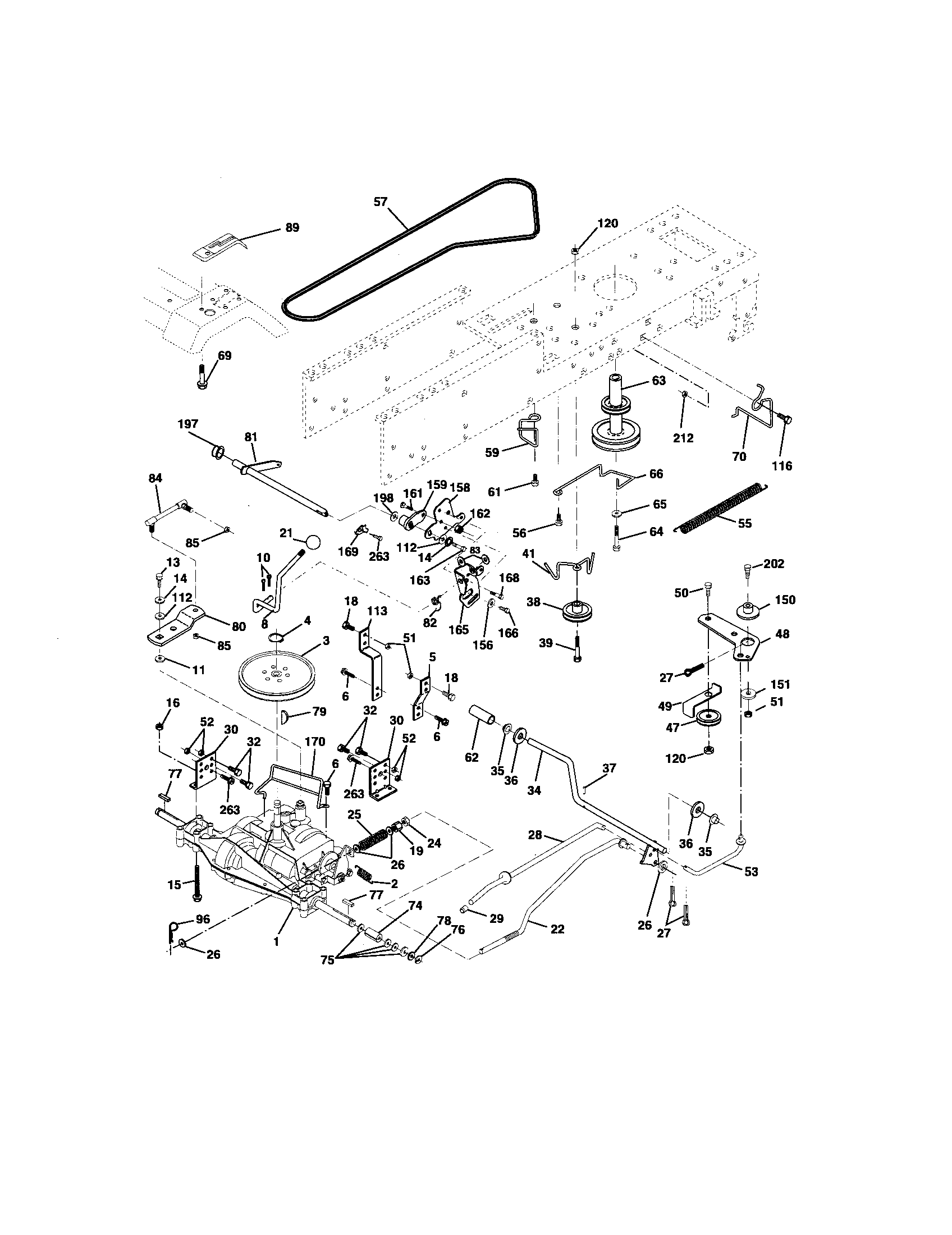 Craftsman 917275351 ground drive diagram
