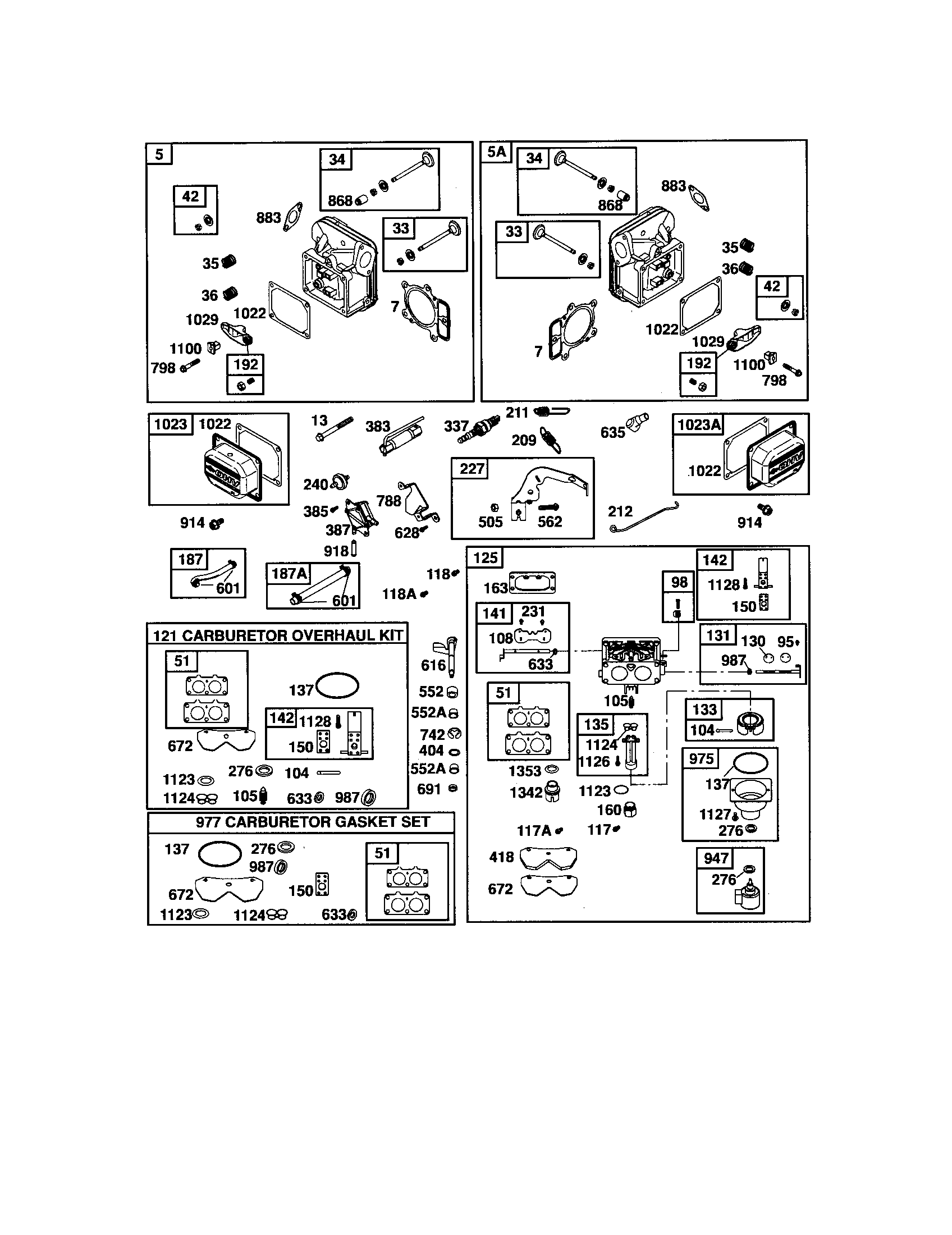 Craftsman 917276846 cylinder-head / carburetor diagram