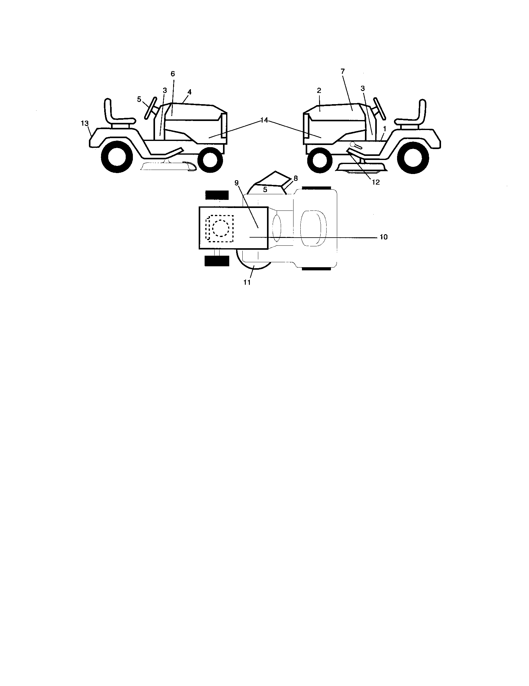 Craftsman 917276882 decals diagram