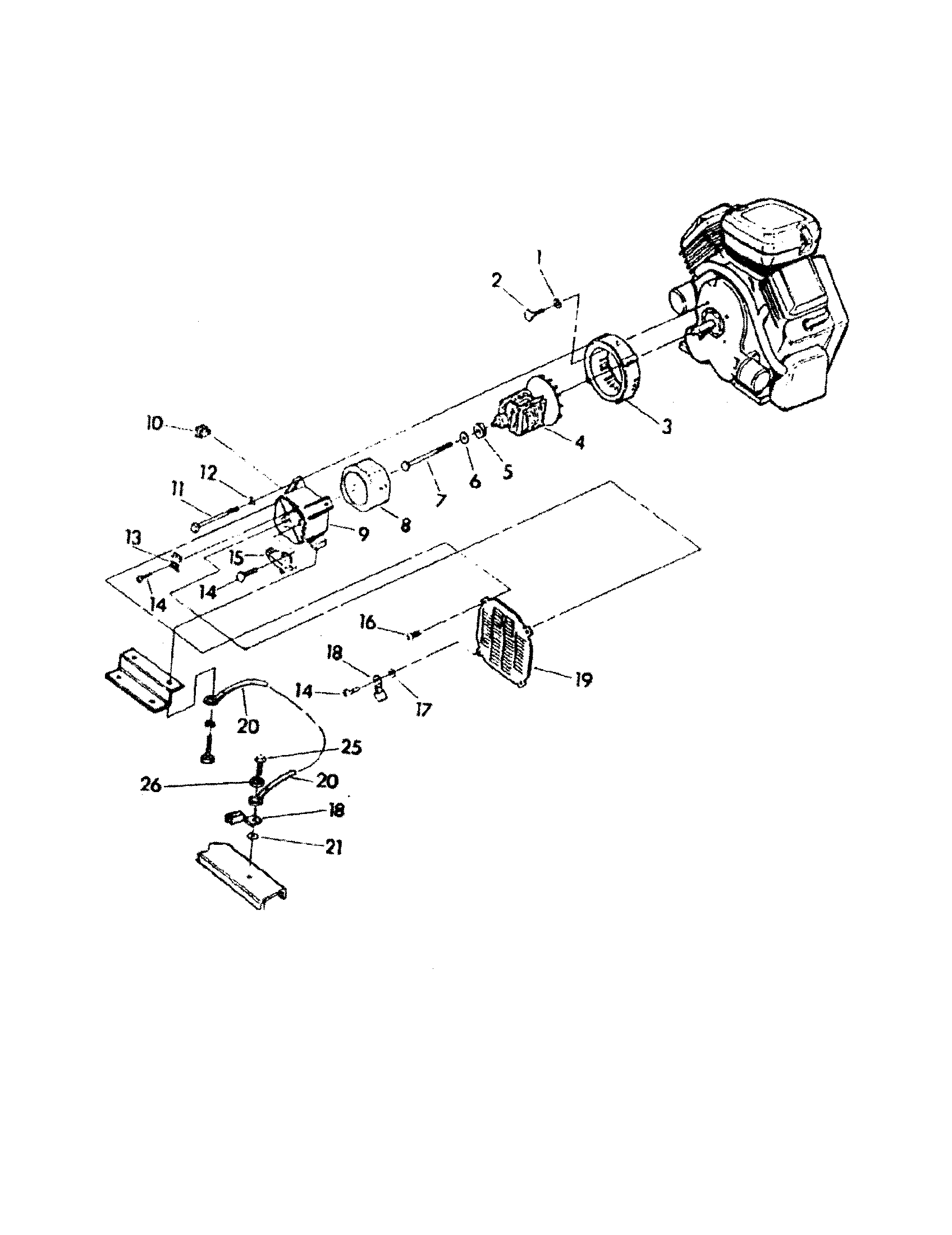 Craftsman 580328392 rotor & stator assembly diagram