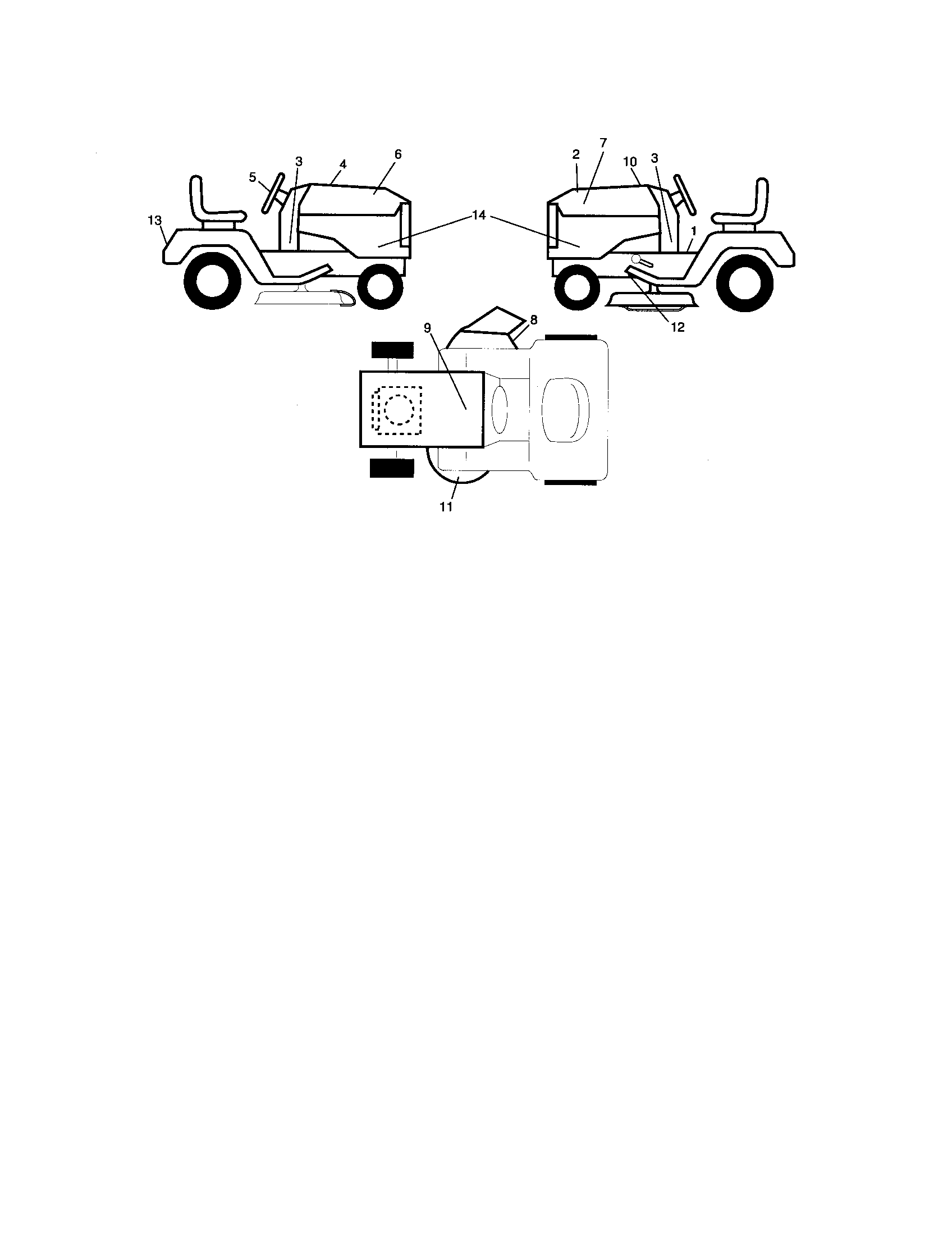 Craftsman 917276883 decals diagram
