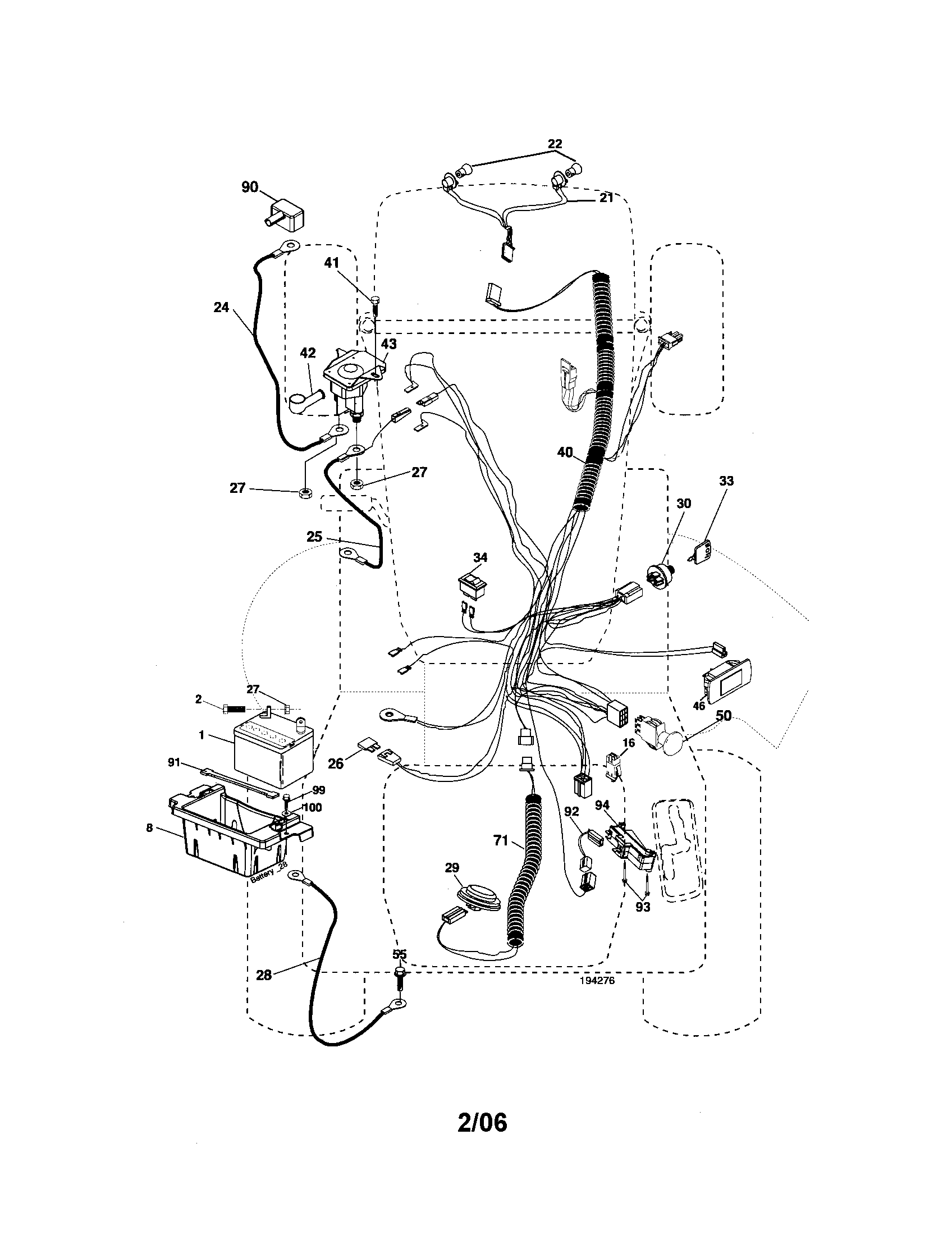 Craftsman 917276900 electrical diagram